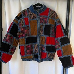 Supreme || Corduroy Patchwork Denim Jacket